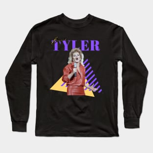 Bonnie tyler\\\80s style fan art design Long Sleeve T-Shirt